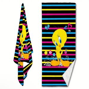 NWT Tweety Bird Beach Towel 62”L x 32”W